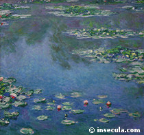 photo : Reproduction des nympheas de Claude Monet