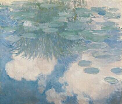Photo : Reproduction des nympheas de Claude Monet
